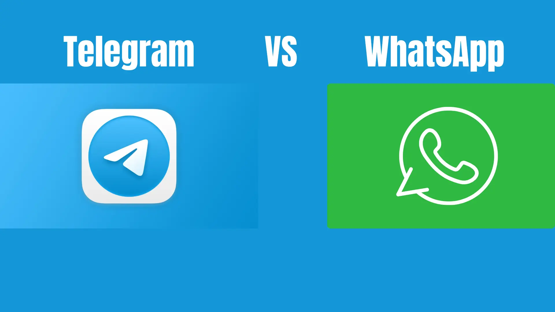 Telegram vs WhatsApp